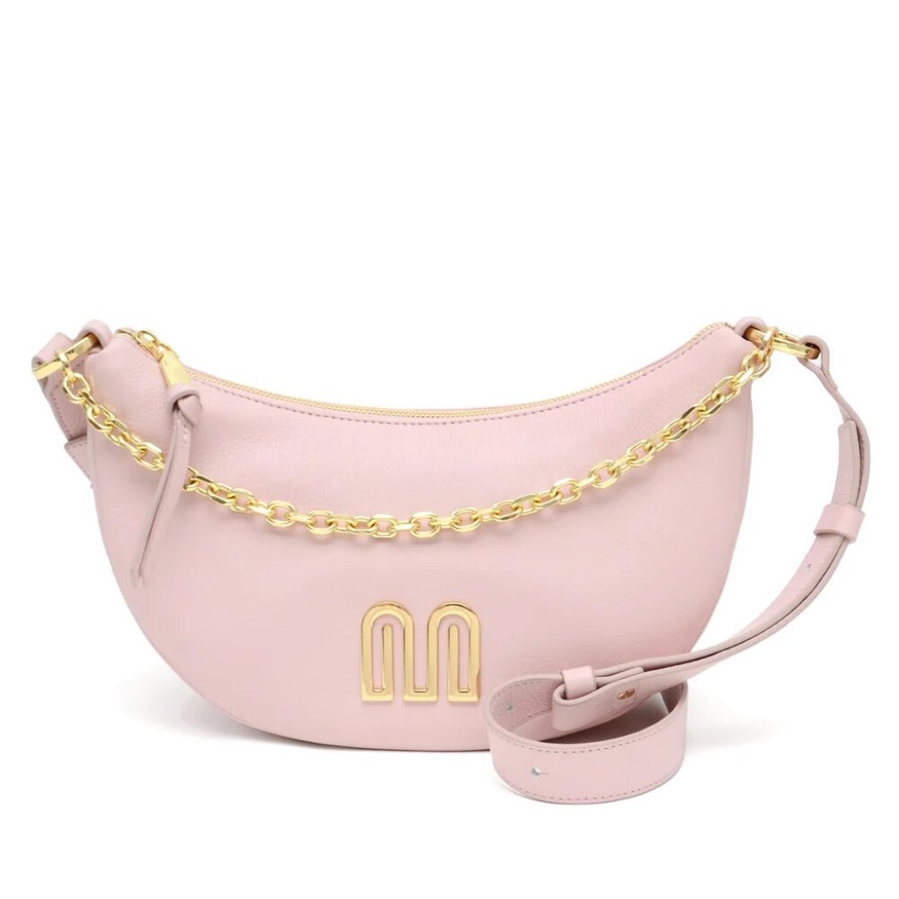 Laila Cresent Crossbody Tea Rose Convertible Purse Retailed for $370 NWT